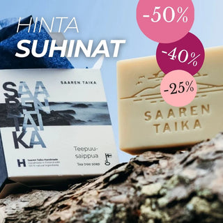 HintaSuhinat, kakkoslaatuisia tuotteita jopa -50%
