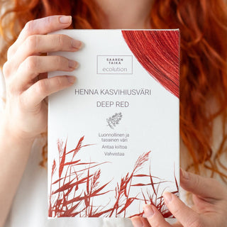 Saaren Taika valikoimasta löydät ekologisia ja turvallisia Henna kasvihiusväreja, jotka ovat ihanteellisia jokaiselle, joka haluaa luonnollisen ja kestävän vaihtoehdon kemiallisille hiusväreille
