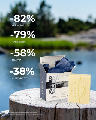 Tea tree tvål, lämplig för t.ex. för kliande eller akne hud, antibakteriell & återfuktande - Saaren Taika 🇫🇮
