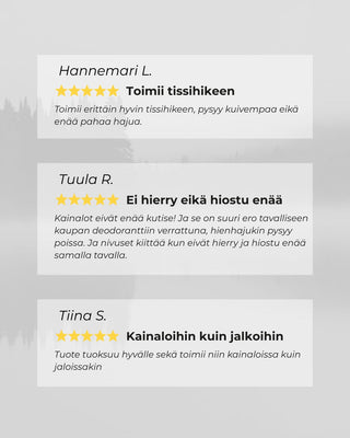 Saaren Taika voidedeodorantti kokemuksia tissihiki