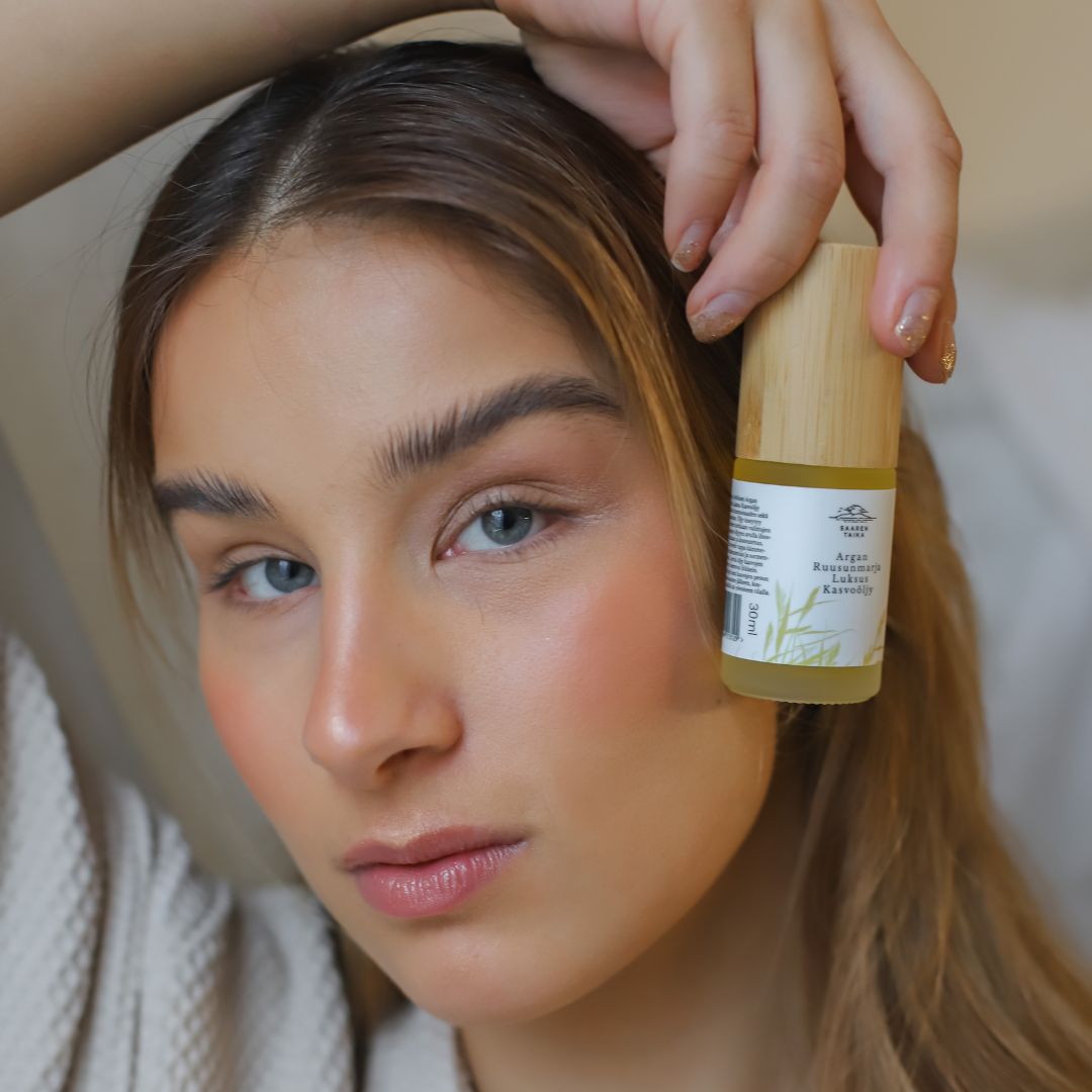 Argan Ruusunmarja Luksus kasvoöljy, 30ml - Saaren Taika