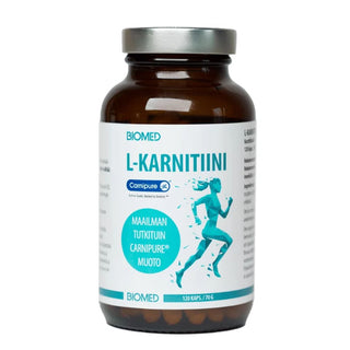Carnipure® L-karnitiini 120 kaps. - Biomed Lisäravinne Biomed