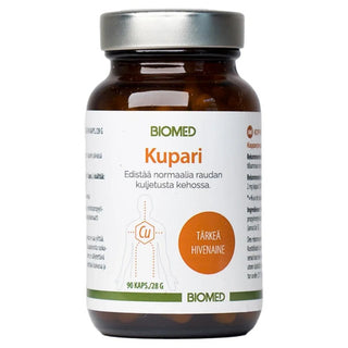 Kupari 90 kaps. - Biomed Lisäravinne Biomed