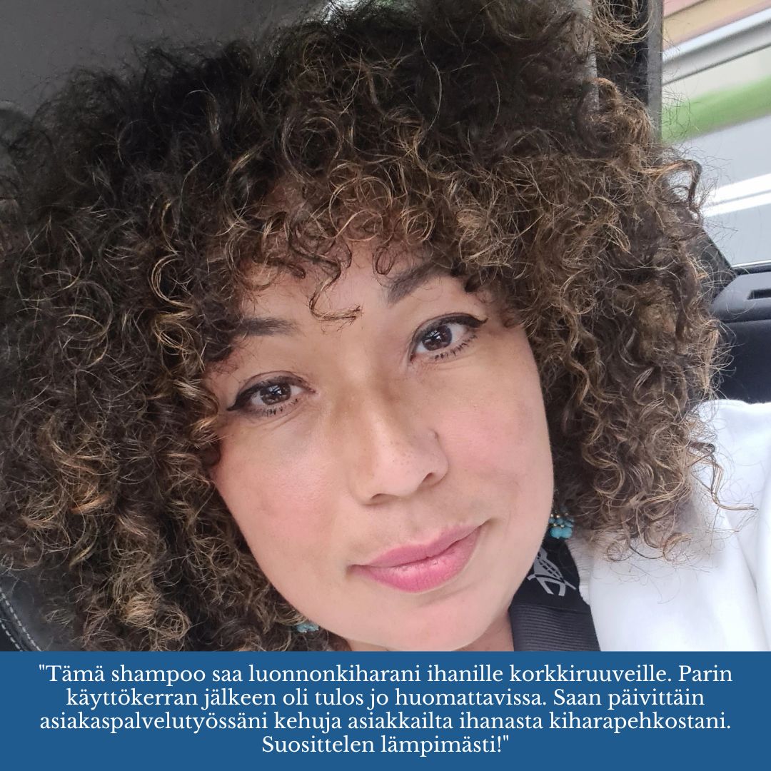 II-LAATU Curl Care 3 in 1 hoitoaine, Curly Girl metodiin, erityisesti taipuisalle ja kiharalle hiukselle, silikoniton, 98,3% luonnollista, vegaaninen, 200ml Hoitoaine Saaren Taika Ecolution