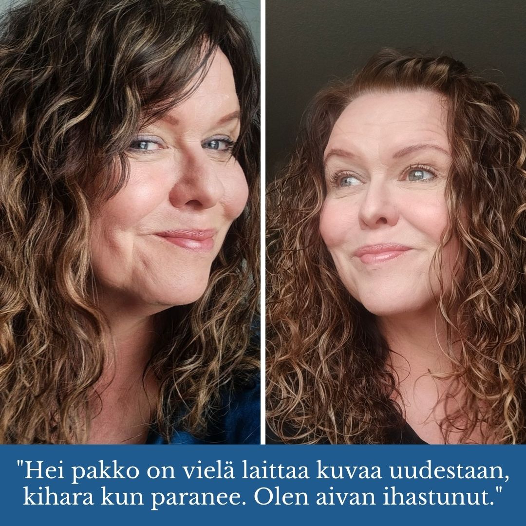 Curl Care shampoo, Curly Girl metodiin, taipuisalle ja kiharalle hiukselle, sulfaatiton