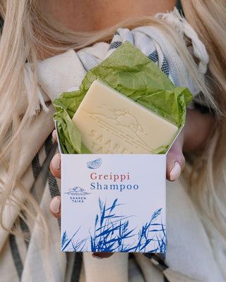 Greippishampoo tuuheuttaa, kosteuttaa, hillitsee kuivuutta