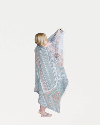 Hamam-pyyhe Suunta Vihreä, 100% puuvillaa, 90x175cm, 450g Hamam-pyyhe Saaren Taika Decor