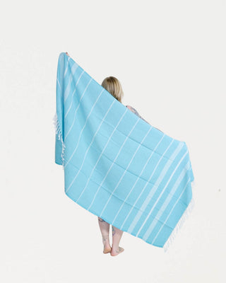 Hamam-pyyhe Sulo Minttu, ripustuslenkillä, 100% puuvillaa, 100x175cm, 250g