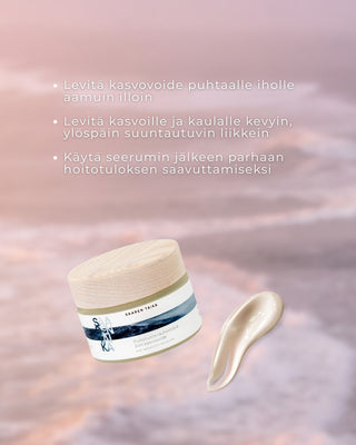 Punoitusta rauhoittava 24H kasvovoide ruusufinniin ja couperosaan taipuvalle iholle, hajusteeton, vegaaninen, UNISEX
