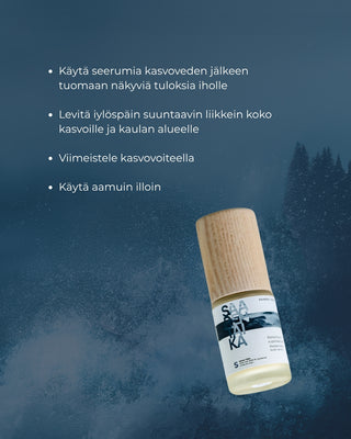 Rakkohauru Superseerumi, vähentää tutkitusti ryppyjä, maksaläiskiä, punoitusta ja ihohuokosia