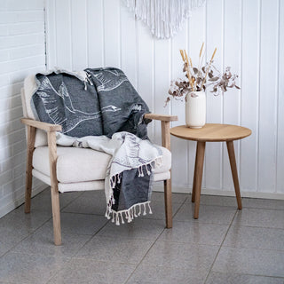 Hamam handduk! Swan Svart-Vit - Storlek 100x175cm, 100% bomull - Saaren Taika Decor