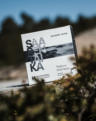Saaren Taika Teepuushampoo rasvoittuville hiuksille