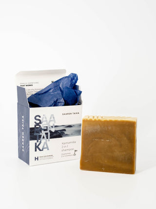 Vihreä Tee & Kamomilla 2 in 1 shampoo psoriasis päänahalle ja vartalolle, vähentää kutinaa ja hilsettä, 100% luonnollinen