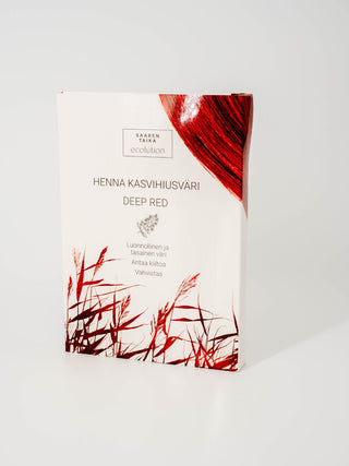 Kasvihiusväri Henna Deep Red, 100% Luonnollinen, vegaaninen