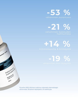 Rakkohauru superseerumi, peptidit, retinoli, hyaluronihappo, maksaläiskät, juonteet, ihohuokoset
