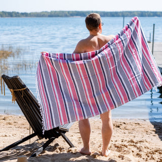 Hamam-pyyhe! Pirteä Pinkki! - Koko 90x180cm, 100% puuvillaa - Saaren Taika Decor