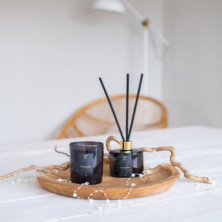 II-LAATU Tuoksukynttilä Vanilja & Pioni [lyhyt sydänlanka], paloaika n. 45h, vegaaninen, palaa myrkyttömästi - Saaren Taika Decor Saaren Taika Decor