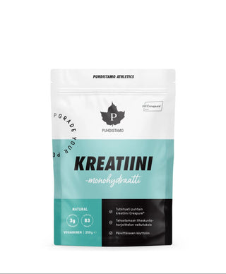 Puhdistamo kreatiini 250g kehon energia-aineenvaihduntaan