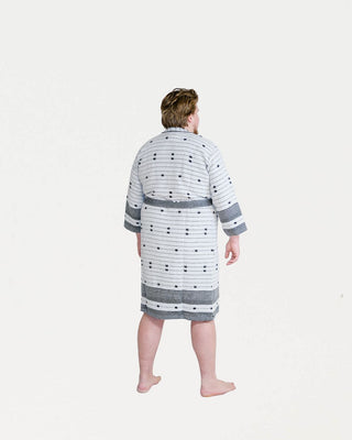 Hamam kylpytakki Poijut Unisex Musta, 100% puuvillaa, one size