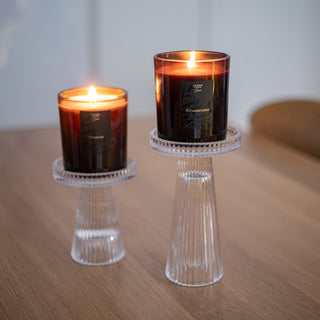 II-LAATU Tuoksukynttilä Sitruunaruoho [lyhyt sydänlanka], paloaika n. 45h, vegaaninen, palaa myrkyttömästi - Saaren Taika Decor Saaren Taika Decor