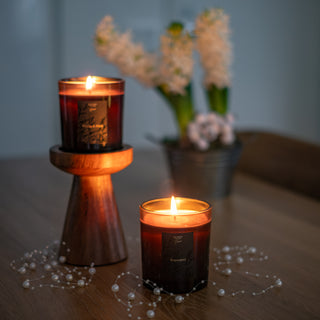 II-LAATU Tuoksukynttilä Raparperi [lyhyt sydänlanka], paloaika n. 45h, vegaaninen, palaa myrkyttömästi - Saaren Taika Decor Kynttilä Saaren Taika Decor