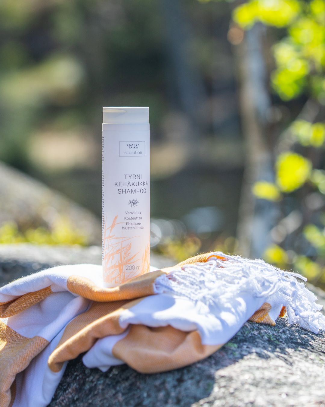 tyrni kehakukka shampoo hiustenlahtoon kutisevalle paanahalle kaikille hiustyypeille