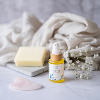 II-LAATU Jojoba & Teepuu kasvoöljy, paras ja tehokas apu näpyille, sopii akneiholle, 100% luonnollinen, vegaaninen Kasvoöljy Saaren Taika Handmade