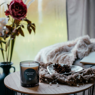 II-LAATU Tuoksukynttilä Sitruunaruoho [lyhyt sydänlanka], paloaika n. 45h, vegaaninen, palaa myrkyttömästi - Saaren Taika Decor Saaren Taika Decor