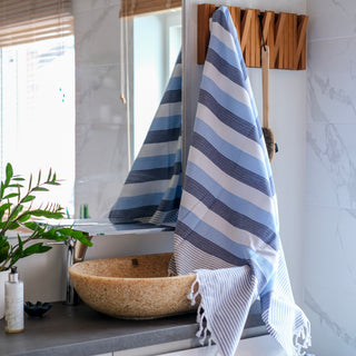 Hammam towel! Cotton candy Blue-Light blue, 100% cotton, also suitable for large sizes