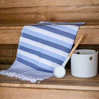 Hammam towel! Cotton candy Blue-Light blue, 100% cotton, also suitable for large sizes