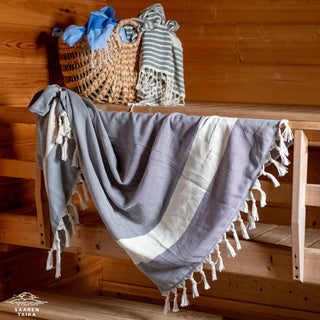 Hamam towel! Soft Black, 100% cotton