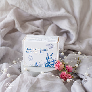 II-LAATU Kamomilla hoitoainepala, elvyttävä & kosteuttava, 100% luonnollinen, vegaaninen - Saaren Taika Original 🇫🇮 Hoitoaine Saaren Taika Handmade