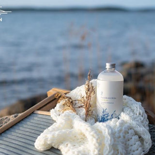II-LAATU Pyykkietikka Raikas, pyykin huuhteluun, tekstiilien raikastamiseen, biohajoava, 500ml Pyykkietikka Saaren Taika Handmade