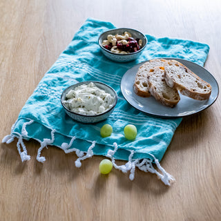 Hamam käsipyyhe/keittiöpyyhe! Sulo Minttu - Koko 50x90cm, 100% puuvillaa, paino 125g  - Saaren Taika Decor